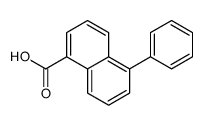 5-苯基-1-萘羧酸 结构式