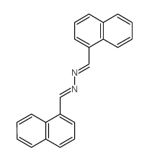 1-萘基亚甲基1-萘甲醛腙 结构式