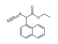 α-叠氮-1-萘乙酸乙酯 结构式
