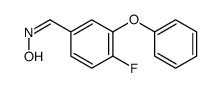 4-氟-3-苯氧基苯甲醛肟 结构式