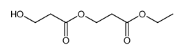 3-羟基丙酸-3-乙氧基-3-氧代丙酯 结构式