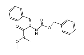 (S)-1-(甲氧基甲基氨基甲酰基)-2-苯基乙基氨基甲酸苄酯 结构式