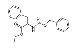 N-苄氧羰基苯丙氨酸乙酯 结构式