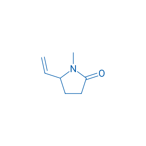 5-乙烯基-1-甲基-2-吡咯烷酮 结构式