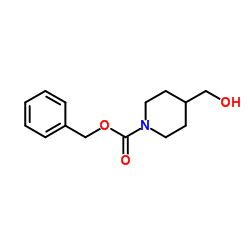 N-Cbz-4-羟甲基哌啶 结构式