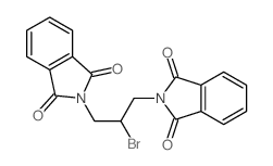 2-[2-溴-3-(1,3-二氧代异吲哚-2-基)丙基]异吲哚-1,3-二酮 结构式