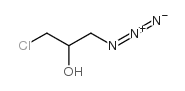 1-叠氮基-3-氯-2-丙醇 结构式