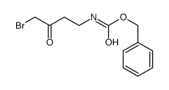 Carbamic acid, (4-bromo-3-oxobutyl)-, phenylmethyl ester (9CI) 结构式