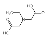 N-乙基亚氨基二乙酸 结构式