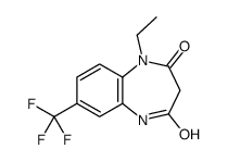 1-乙基-7-(三氟甲基)-1H-1,5-苯并二氮杂卓-2,4(3H,5H)-二酮 结构式