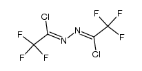 Ethanehydrazonoyl chloride, N-(1-chloro-2,2,2-trifluoroethylidene)-2,2,2-trifluoro- 结构式