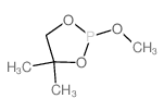 2-甲氧基-4,4-二甲基-1,3,2-二氧磷杂环戊烷 结构式