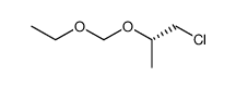 (S)-1-氯-2-(乙氧基甲氧基)丙烷 结构式