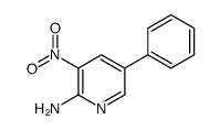 2-氨基-3-硝基-5-苯基吡啶 结构式