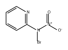 2-氨基吡啶-N-溴-N-硝基 结构式
