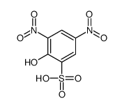 2-羟基-3,5-二硝基苯磺酸 结构式