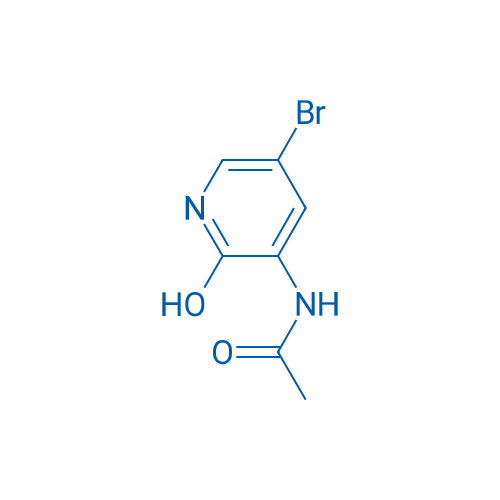 N-(5-溴-2-羟基吡啶-3-基)乙酰胺 结构式