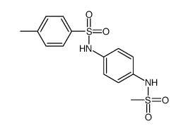 N-[4-(methanesulfonamido)phenyl]-4-methylbenzenesulfonamide 结构式