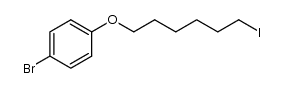 1-溴-4-[(6-碘己基)氧基]苯 结构式
