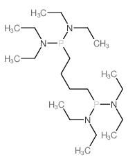 Phosphonous diamide,P,P'-1,4-butanediylbis[N,N,N',N'-tetraethyl- (9CI) 结构式