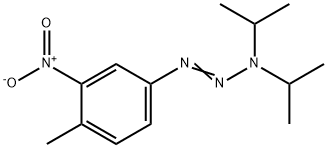 1-(4-甲基-3-硝基苯基)-3,3-二异丙基三氮烯 结构式