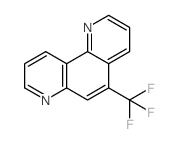 5-三氟甲基-1,7-菲咯啉 结构式