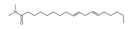 N,N-二甲基-9,12-十八碳二烯酰胺 结构式