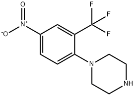 1-(4-硝基-2-三氟甲基苯基)-哌嗪 结构式