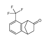 3,4-二氢-8-(三氟甲基)-1,4-桥亚甲基萘-2(1H)-酮 结构式