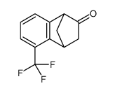 3,4-二氢-5-(三氟甲基)-1,4-桥亚甲基萘-2(1H)-酮 结构式