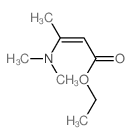 3-二甲氨基-2-丁烯酸乙酯 结构式