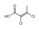 2,3-二氯-2-丁烯酸 结构式