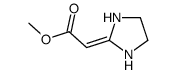 Acetic acid, 2-(2-imidazolidinylidene)-, methyl ester 结构式