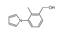 2-甲基-3-(1H-吡咯-1-基)苯甲醇 结构式