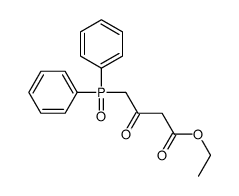 Butanoic acid, 4-(diphenylphosphinyl)-3-oxo-, ethyl ester 结构式