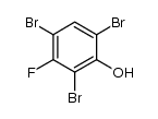 3-氟-2,4,6-三溴苯酚 结构式