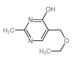 5-(乙氧基甲基)-2-甲基-4-嘧啶酮 结构式