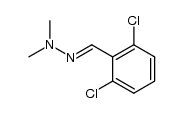 2,6-二氯苯甲醛 2,2-二甲基腙 结构式