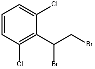 1,3-二氯-2-(1,2-二溴乙基)苯 结构式