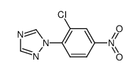 1-(2-氯-4-硝基苯基)-1H-1,2,4-三唑 结构式