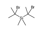 Dimethyl-bis-(a-bromoisopropyl) Silane 结构式