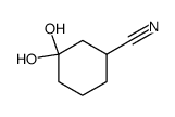 3,3-二羟基环己烷甲腈 结构式