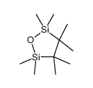 2,2,3,3,4,4,5,5-八甲基-1-氧杂-2,5-二硅杂环戊烷 结构式