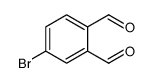 4-溴邻苯二甲醛 结构式
