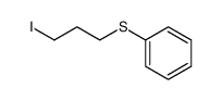 Benzene, [(3-iodopropyl)thio]- 结构式