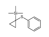 1-(三甲基硅基)环丙基苯基硫醚 结构式