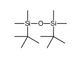1,3-双(1,1-二甲基乙基)-1,1,3,3-四甲基二硅氧烷 结构式