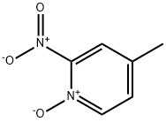 2-硝基-4-甲基吡啶氮氧化物 结构式