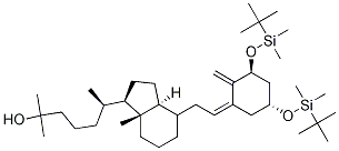 (R)-6-((1R,3AS,7AR,E)-4-((E)-2-((3S,5R)-3,5-双((叔丁基二甲基硅烷基)氧基)-2-亚甲基亚基)亚乙基)-7A-甲基-1H-茚-1-基)-2-甲基庚-2-醇 结构式