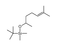 Silane, (1,1-dimethylethyl)[(1,5-dimethyl-4-hexenyl)oxy]dimethyl- 结构式